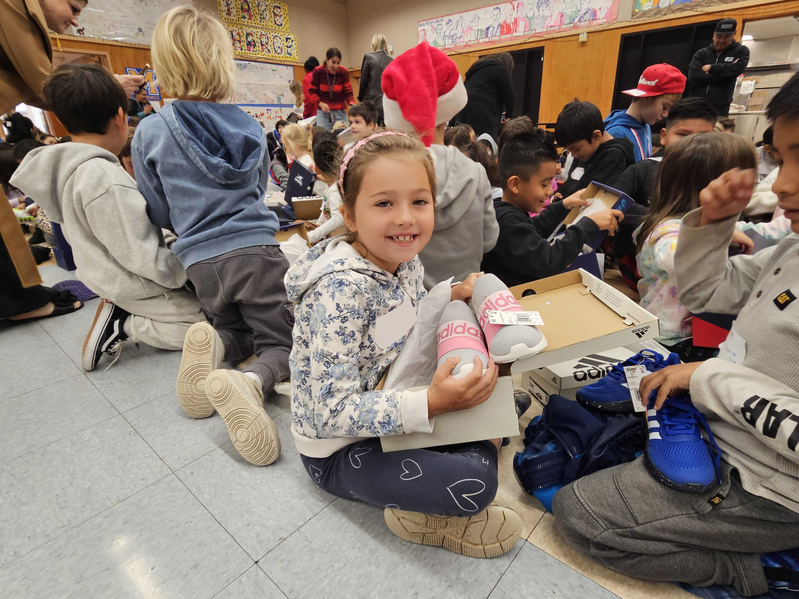 New Shoes for Santa Barbara Kids