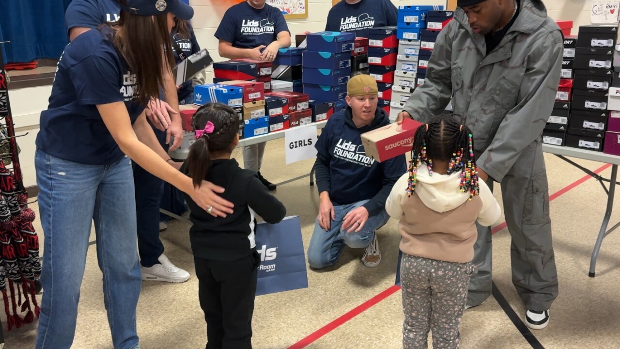 LIDS Foundation Brings Hats and Shoes to Over 1,700 Kids